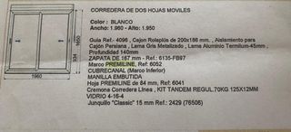 Lote 5 Ventanas PVC Kömmerling