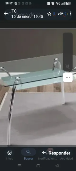 Tavolo da pranzo doppio vetro poco usato