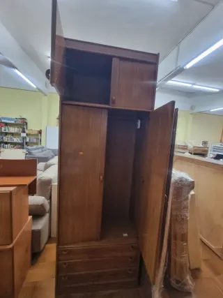 Armario madera 2 puertas