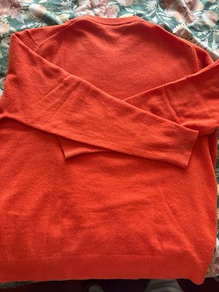 Jersey Zara Hombre Naranja Talla XL