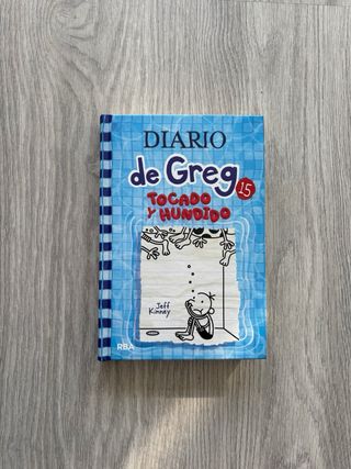 Colección libros- Diario de Greg nº 1,7,10,14 y 15