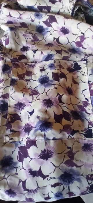 Batas de señora floral talla 50