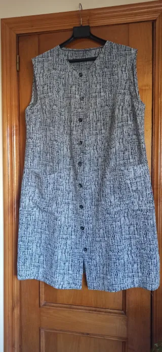 Batas de señora floral talla 50