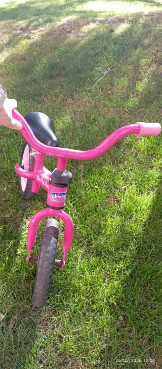 Bicicleta infantil rosa