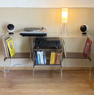 Scaffale acrilico vintage