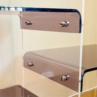 Scaffale acrilico vintage