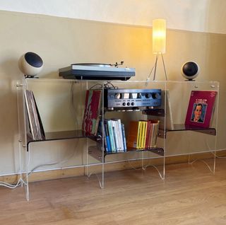 Scaffale acrilico vintage