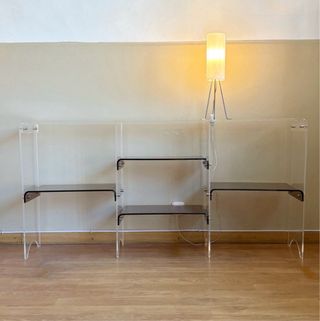 Scaffale acrilico vintage