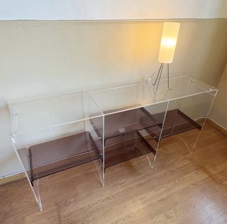 Scaffale acrilico vintage