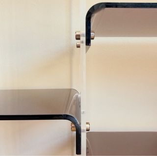 Scaffale acrilico vintage