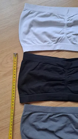 Pack 3 Tops sin tirantes