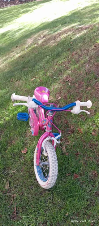 Bicicleta infantil rosa