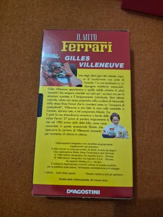 VHS Gilles Villeneuve - Il Mito Ferrari