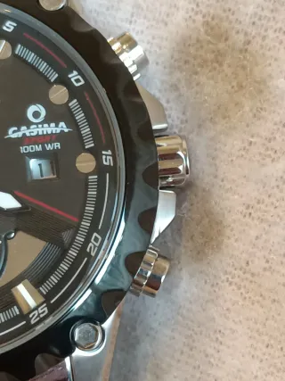 Reloj Casima Cronógrafo Automático Negro/Plata