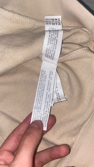 Sudadera Zara Beige y Naranja Cremallera