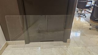 Protector mostrador acrílico