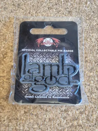 Pin Metal Lamb of God Oficial Licenciado