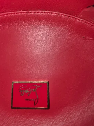 Bolso Christian Louboutin tachuelas negro/dorado