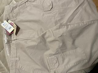 Pantaloni cargo uomo beige