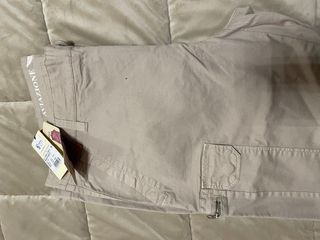 Pantaloni cargo uomo beige