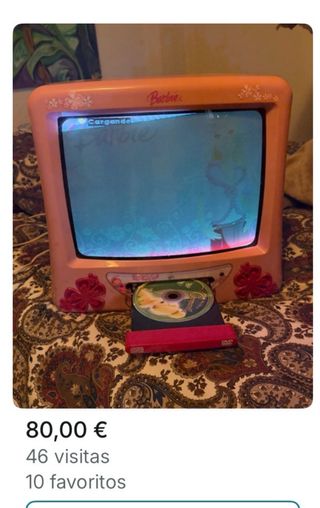 TV Barbie Rosa Vintage