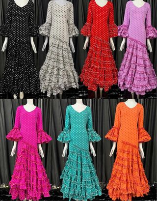 Vestido Flamenco Solea Talla Única
