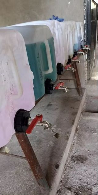 3x Grifo adaptador IBC/GRG de 1000L o Garrafas s60