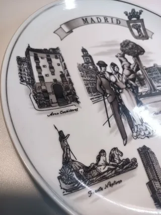 Plato decorativo Madrid