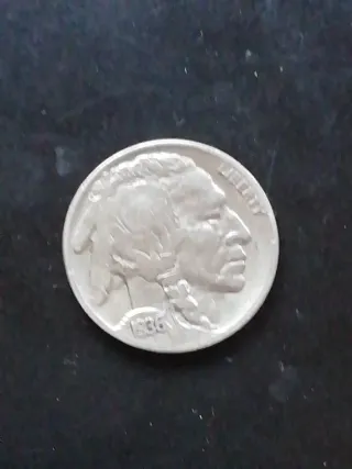 Moneda 1936 Bufalo