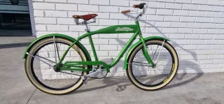 Bicicleta estilo cruiser verde