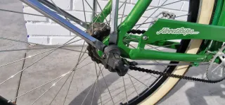 Bicicleta estilo cruiser verde