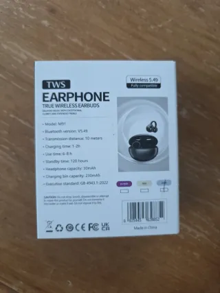 Auriculares M91 True Wireless Bluetooth