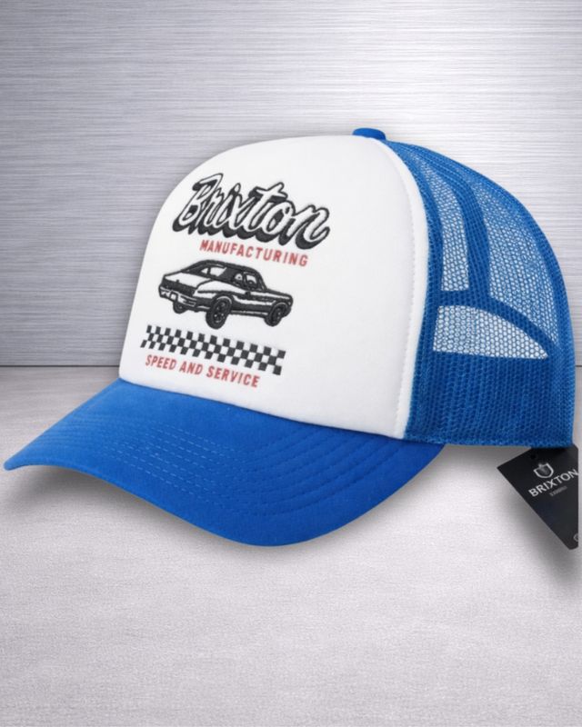 Gorra Brixton Speed Service trucker azul nueva