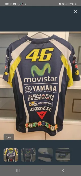 Pack 2 Camisetas Valentino Rossi Repsol Talla L