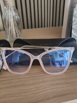 Gafas sin graduar  marrones y rosas