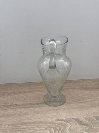 JARRA DE CRISTAL ANTIGUA