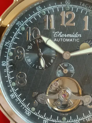 Reloj Chermidor Automático Esfera Negra