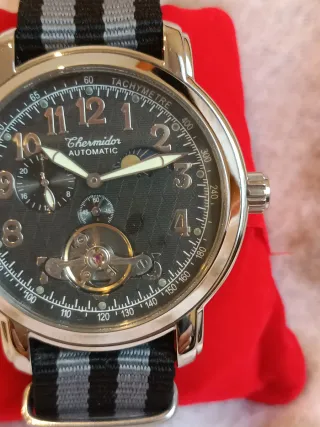 Reloj Chermidor Automático Esfera Negra