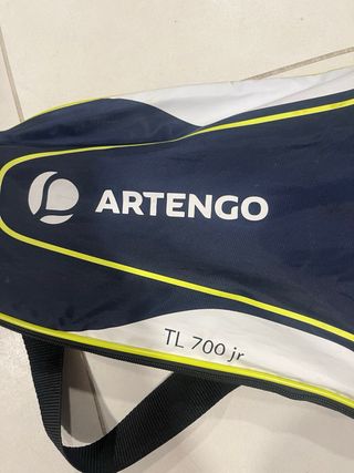 Raqueta de tenis infantil amarilla