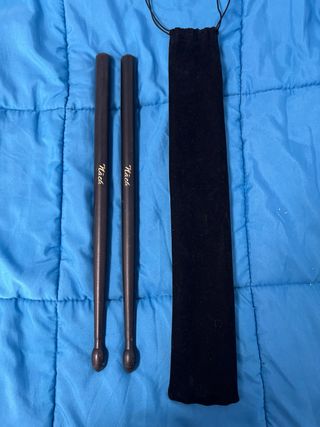 Baquetas de ébano para tambor