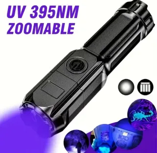 Linterna UV Negra