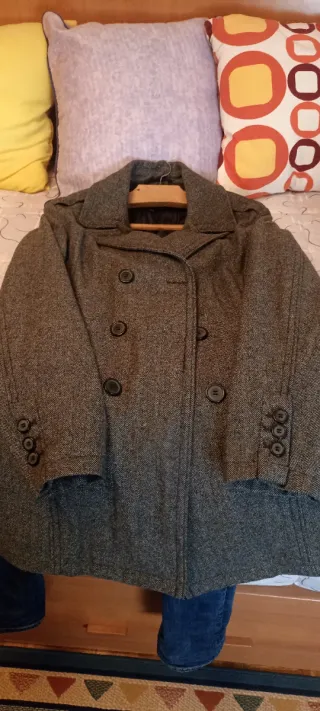 Abrigo paño hombre