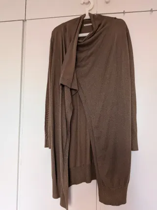 Cárdigan Zara Talla M Marrón
