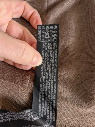 Cárdigan Zara Talla M Marrón