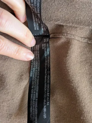 Cárdigan Zara Talla M Marrón