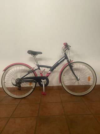 Bicicleta B'Twin 24 Blu e Rosa