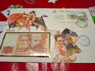 Exposición Filatelia Nacional '85 con billete