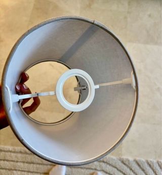 2 Pantallas Lámpara Ikea Beige Tela