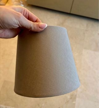 2 Pantallas Lámpara Ikea Beige Tela