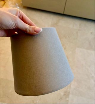 2 Pantallas Lámpara Ikea Beige Tela